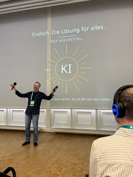 Michael Schiller, Vortrag über KI